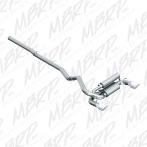 Ford Focus RS Performance Exhaust - Dual Rear Exit - MBRP - Cat Back T409 Stainless Steel (Armor Plus Series) - `16-`27