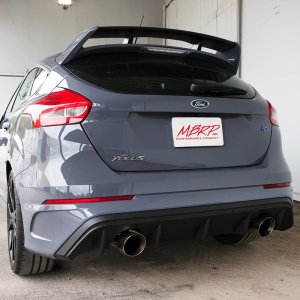 Ford Focus RS Performance Exhaust - Dual Rear Exit - MBRP - Cat Back, Armor Lite Series, Aluminized - `16-`27