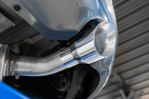 Infiniti Q60 Performance Exhaust - Dual Rear Exit - MBRP - Armor Pro Cat Back, T304 Stainless Steel - `17-`27