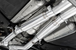 Infiniti Q60 Performance Exhaust - Dual Rear Exit - MBRP - Armor Pro Cat Back, T304 Stainless Steel - `17-`27