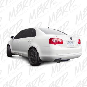 Volkswagen Jetta Performance Exhaust - Single Rear Exit - MBRP - ARMOR PLUS T409 Stainless Steel - `05-`06 Volkswagen Jetta Performance Exhaust - Single Rear Exit - MBRP - ARMOR PLUS T409 Stainless Steel - `05-`06