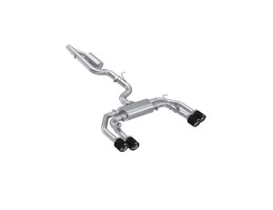 Audi S3 Performance Exhaust - Rear - MBRP - Armor Pro Cat Back, Quad Split Rear Exit, Active - Carbon Fiber - `22-`27