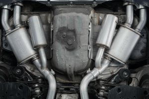 Kia Stinger Performance Exhaust - Rear - MBRP - Cat Back, Dual Rear Exit - `18-`27