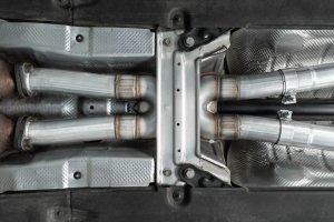 Kia Stinger Performance Exhaust - Rear - MBRP - Cat Back, Dual Rear Exit - `18-`27