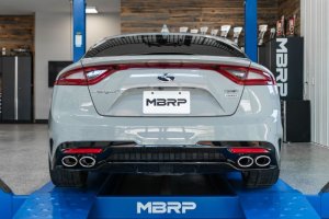 Kia Stinger Performance Exhaust - Rear - MBRP - Cat Back, Dual Rear Exit - `18-`27