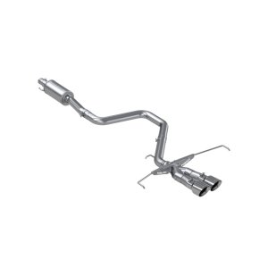 Hyundai Veloster Turbo Performance Exhaust - MBRP - Armor Lite Cat Back, Dual Split Center Rear - Aluminized - `19-`27