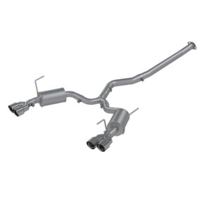 Subaru WRX STI Performance Exhaust - Dual Split Rear Exit - MBRP - Cat Back, T304 Stainless Steel, Street Version - `15-`19 Subaru WRX STI Performance Exhaust - Dual Split Rear Exit - MBRP - Cat Back, T304 Stainless Steel, Street Version - `15-`19