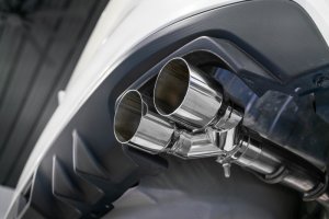 Subaru WRX STI Performance Exhaust - Dual Split Rear Exit - MBRP - Armor Pro Axle Back 2.5in T304 - `15-`19 Subaru WRX STI Performance Exhaust - Dual Split Rear Exit - MBRP - Armor Pro Axle Back 2.5in T304 - `15-`19