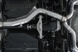 Subaru WRX STI Performance Exhaust - Dual Split Rear Exit - MBRP - Armor Pro Cat Back, T304 Stainless Steel, Race Version - `15-`19 Subaru WRX STI Performance Exhaust - Dual Split Rear Exit - MBRP - Armor Pro Cat Back, T304 Stainless Steel, Race Version - `15-`19
