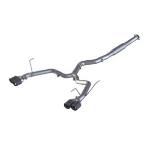 Subaru WRX STI Performance Exhaust - Dual Split Rear - MBRP - Cat Back, Race Version, T304 Stainless Steel, 3.5in Carbon Fiber Tips - `15-`19 Subaru WRX STI Performance Exhaust - Dual Split Rear - MBRP - Cat Back, Race Version, T304 Stainless Steel, 3.5in Carbon Fiber Tips - `15-`19