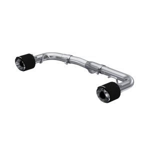 Subaru BRZ Performance Exhaust - Rear - MBRP - Axle Back, Dual Split Rear Exit, 5in Carbon Fiber Tips, T304 Stainless Steel - `22-`27