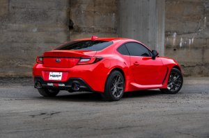 Toyota GR86 Performance Exhaust - Rear - MBRP - Axle Back, Dual Split Rear Exit, 5in Carbon Fiber Tips, T304 Stainless Steel - `22-`27
