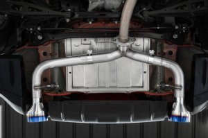 Toyota GR86 Performance Exhaust - Rear - MBRP - Axle Back, Dual Split Rear Exit, 5in Carbon Fiber Tips, T304 Stainless Steel - `22-`27