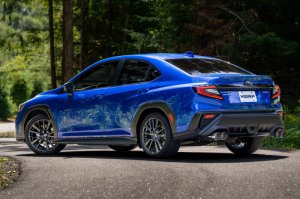 Subaru WRX Performance Exhaust - Rear - MBRP - Cat Back, Dual Split Rear Exit, Quad Tips, Armor Pro, Race Profile - `22-`27