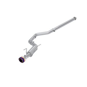 Subaru WRX Performance Exhaust - Single Rear Exit - MBRP - Cat Back, T304 Stainless Steel, Burnt End Tip, Armor Pro - 2022+ Subaru WRX Performance Exhaust - Single Rear Exit - MBRP - Cat Back, T304 Stainless Steel, Burnt End Tip, Armor Pro - 2022+