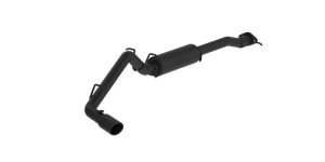 Chevrolet Colorado Performance Exhaust - Single Side Exit - MBRP - Armor BLK Cat Back - Black - `15-`27