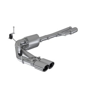 Chevrolet Silverado 1500 Performance Exhaust - MBRP - Cat Back, Pre-Axle Dual Side Exit, Armor Lite - `19-`27
