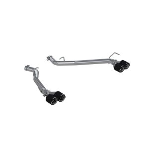 Ford Explorer ST Performance Exhaust - Rear - MBRP - Axle Back, Dual Rear Exit, Quad Carbon Fiber Tips, T304 Stainless Steel - `20-`21 Ford Explorer ST Performance Exhaust - Rear - MBRP - Axle Back, Dual Rear Exit, Quad Carbon Fiber Tips, T304 Stainless Steel - `20-`21