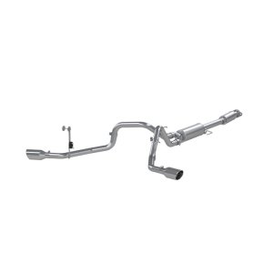Ford F-150 Performance Exhaust - Dual Split Exit - MBRP - Armor Plus Series, T409 Stainless Steel, Cat Back - `21-`27