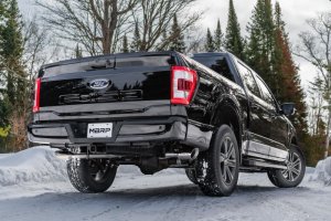 Ford F150 Performance Exhaust - MBRP - Cat Back, Aluminized Steel, Dual Split Side - `21-`27