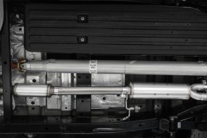Ford F-150 Performance Exhaust - Dual Split Rear - MBRP - Cat Back, Armor Lite, Aluminized Steel - `21-`27