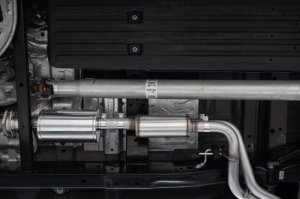 Ford F150 Performance Exhaust - MBRP - Cat Back, Armor Lite, Aluminized Steel - `21-`27