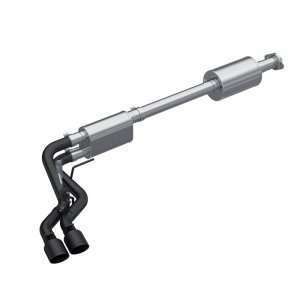 Ford F150 Performance Exhaust - Dual Pre-Axle - MBRP - Armor BLK Cat Back - Black - `21-`27
