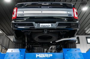 Ford F-150 Performance Exhaust - Single Side Exit - MBRP - Armor Pro Resonator Back, 3in T304 Stainless Steel - `21-`27