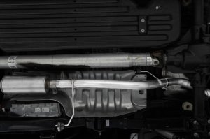 Ford F-150 Performance Exhaust - Single Side Exit - MBRP - Armor Pro Resonator Back, 3in T304 Stainless Steel - `21-`27