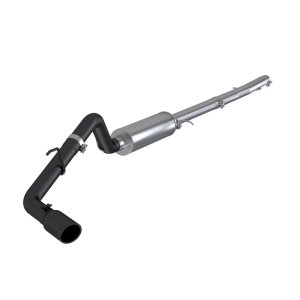 Ford Ranger Performance Exhaust - Single Side Exit - MBRP - Armor BLK Cat Back - Black - `19-`27
