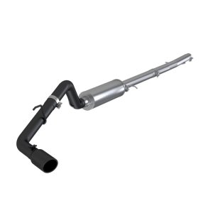 Ford Ranger Performance Exhaust - Single Side Exit - MBRP - Armor BLK Cat Back - Black - `19-`27