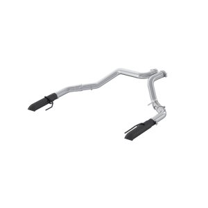 Ford F-150 Raptor Performance Exhaust - Rear - MBRP - Axle Back, Dual Rear Exit, Turndown, S5278BLK - Black - `22-`27