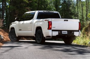 Toyota Tundra Performance Exhaust - Single Side Exit - MBRP - Cat Back, Armor Lite, Aluminized Steel - `22-`27