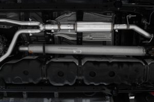 Toyota Tundra Performance Exhaust - Single Side Exit - MBRP - Cat Back, Armor Lite, Aluminized Steel - `22-`27