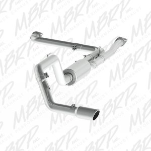 Nissan Titan Performance Exhaust - Single Side - MBRP - Armor Lite Cat Back - `16-`27