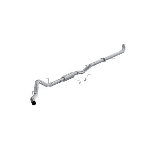 Chevrolet 2500 Performance Exhaust - Single Side Exit - MBRP - Downpipe Back, Armor Lite, Aluminized Steel, 4 Inch - `01-`04