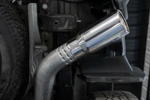 GMC 3500 Performance Exhaust - MBRP - Cat Back, Single Side Exit, Armor Pro Series, T304 Stainless Steel - `20-`27