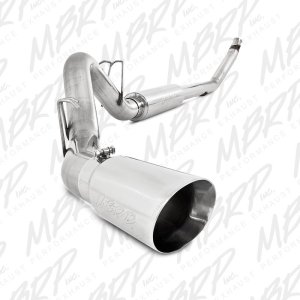 Dodge 2500 Performance Exhaust - Single Side Exit - MBRP - Armor Pro Turbo Back, 4in., 304 Stainless Steel - `94-`02