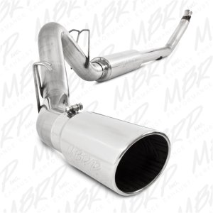 Dodge 3500 Performance Exhaust - Single Side Exit - MBRP - Turbo Back, Armor Plus, T409 Stainless Steel - `94-`02