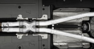 Dodge Challenger Performance Exhaust - Rear - MBRP - Cat Back + Race Series + Quad Carbon Fiber Tips - `15-`27