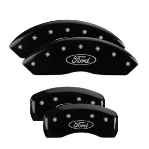 Ford Explorer Caliper Covers - Front + Rear - MGP - Oval Logo - Black - `02-`05 Ford Explorer Caliper Covers - Front + Rear - MGP - Oval Logo - Black - `02-`05