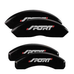 Ford Edge Caliper Covers - Front + Rear - MGP - Engraved No bolts/Sport - Black - `11-`14 Ford Edge Caliper Covers - Front + Rear - MGP - Engraved No bolts/Sport - Black - `11-`14