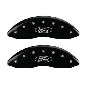 Ford Ranger Caliper Covers - Front - MGP - Oval logo - Black - `11-`12