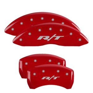 Dodge Magnum Caliper Covers - Front + Rear - MGP - RT1-Truck - Red - `05-`10 Dodge Magnum Caliper Covers - Front + Rear - MGP - RT1-Truck - Red - `05-`10