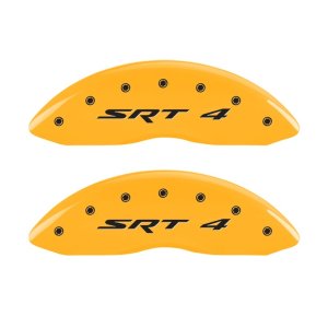 Dodge Caliber Caliper Covers - Front - MGP - 2 Logo - Yellow - `07-`12 Dodge Caliber Caliper Covers - Front - MGP - 2 Logo - Yellow - `07-`12