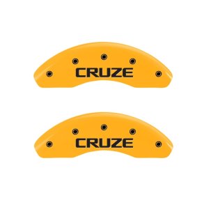 Chevrolet Cruze Caliper Covers - Front - MGP - Yellow - `11-`13