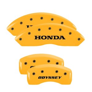 Honda Passport Caliper Covers - Front + Rear - MGP - Yellow - `20-`23