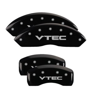Honda Passport Caliper Covers - Front + Rear - MGP - Vtech - Black - `20-`23