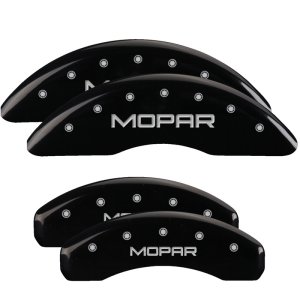 Chrysler Pacifica Caliper Covers - Front + Rear - MGP - MOPAR - Black - `04-`08
