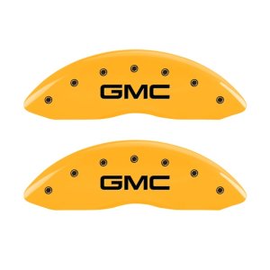 GMC Sierra Caliper Covers - Front - MGP - Yellow - `07-`13